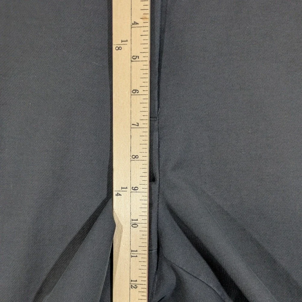 Talbots Classic Straight Womens Black Pant Office Professional Size 12L